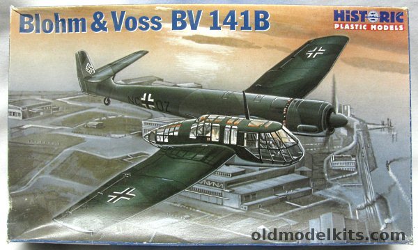 Historic 1/48 Blohm & Voss BV-141B - Luftwaffe NC+OZ / NC+RF / NC+RH, 48-004 plastic model kit